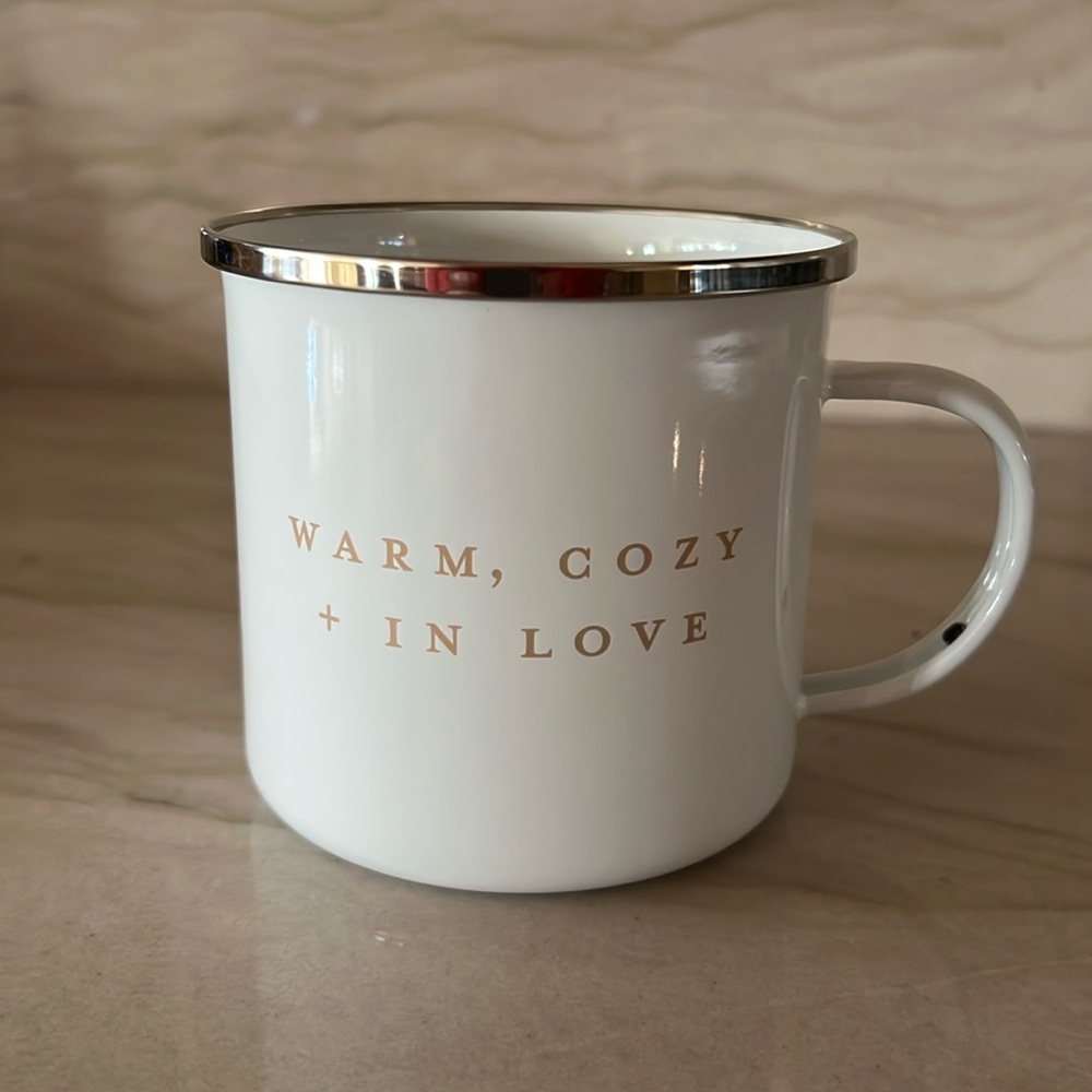 Warm, cozy, in love mug